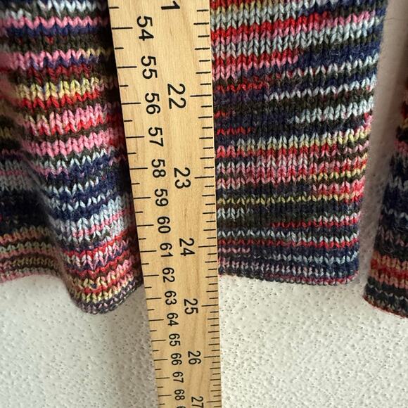 The Limited Striped Sweater Multicolor Space Dye Cowl Neck Womens M Cozy WInter - Picture 8 of 8
